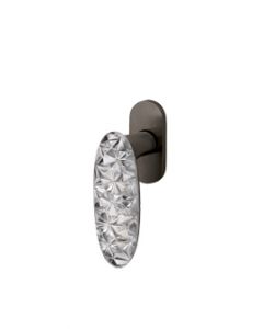 CRYSTAL ROYAL window handle 5mm. round rose lever